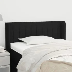 Cabecero de tela negro 83x16x78/88 cm de , Cabeceros y pies de cama - Ref: Foro24-3118982, Precio: 37,21 €, Descuento: %