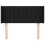 Cabecero de tela negro 83x16x78/88 cm de , Cabeceros y pies de cama - Ref: Foro24-3118982, Precio: 37,68 €, Descuento: %