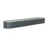 Arriate de acero galvanizado gris 400x80x44 cm de vidaXL, Maceteros y jardineras - Ref: Foro24-45526, Precio: 155,98 €, Descu...