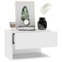 Mesitas de noche de pared 2 unidades blanca de vidaXL, Mesitas de noche - Ref: Foro24-810954, Precio: 54,39 €, Descuento: %