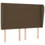 Box spring bed with dark brown fabric mattress 140x200 cm by , Beds and slatted bases - Ref: Foro24-3128128, Price: 492,95 €,...