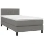 Box spring bed with dark gray fabric mattress 80x200 cm by , Beds and slatted bases - Ref: Foro24-3140170, Price: 301,51 €, D...