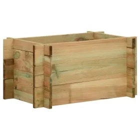 Impregnated pine wood vegetable planter 40 cm by , Pots and planters - Ref: Foro24-43347, Price: 38,07 €, Discount: %