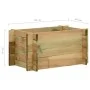 Jardinera de verduras madera pino impregnada 40 cm de , Maceteros y jardineras - Ref: Foro24-43347, Precio: 38,07 €, Descuent...