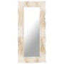 Espejo de madera maciza de mango blanco 110x50 cm de , Espejos - Ref: Foro24-321634, Precio: 114,02 €, Descuento: %