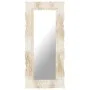 Espejo de madera maciza de mango blanco 110x50 cm de , Espejos - Ref: Foro24-321634, Precio: 111,72 €, Descuento: %