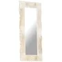 Espejo de madera maciza de mango blanco 110x50 cm de , Espejos - Ref: Foro24-321634, Precio: 111,72 €, Descuento: %