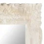 Solid white mango wood mirror 110x50 cm by , Mirrors - Ref: Foro24-321634, Price: 111,72 €, Discount: %