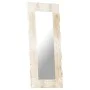 Espejo de madera maciza de mango blanco 110x50 cm de , Espejos - Ref: Foro24-321634, Precio: 111,72 €, Descuento: %