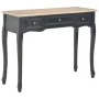 280046 Dressing Console Table with 3 Drawers Black de vidaXL, Mesas auxiliares - Ref: Foro24-280046, Precio: 159,02 €, Descue...