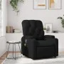 Reclining massage armchair in black synthetic leather by , Armchairs - Ref: Foro24-372510, Price: 215,30 €, Discount: %