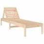 Tumbonas con mesa 2 uds madera maciza de pino de , Tumbonas - Ref: Foro24-3157679, Precio: 205,64 €, Descuento: %