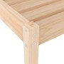 Tumbonas con mesa 2 uds madera maciza de pino de , Tumbonas - Ref: Foro24-3157679, Precio: 207,58 €, Descuento: %