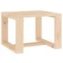 Tumbonas con mesa 2 uds madera maciza de pino de , Tumbonas - Ref: Foro24-3157679, Precio: 205,64 €, Descuento: %
