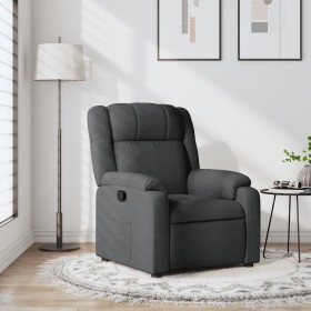 Sillón reclinable de tela gris oscuro de , Sillones - Ref: Foro24-373537, Precio: 207,08 €, Descuento: %