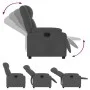 Sillón reclinable de tela gris oscuro de , Sillones - Ref: Foro24-373537, Precio: 199,53 €, Descuento: %