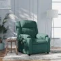 Sillón de masaje reclinable de tela verde oscuro de , Sillones - Ref: Foro24-373554, Precio: 208,28 €, Descuento: %