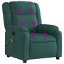 Sillón de masaje reclinable de tela verde oscuro de , Sillones - Ref: Foro24-373554, Precio: 218,03 €, Descuento: %