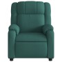 Sillón de masaje reclinable de tela verde oscuro de , Sillones - Ref: Foro24-373554, Precio: 218,03 €, Descuento: %