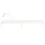 Tumbonas 2 unidades madera maciza de pino blanco 199,5x60x74 cm de , Tumbonas - Ref: Foro24-825068, Precio: 158,63 €, Descuen...