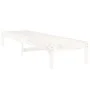 Tumbonas 2 unidades madera maciza de pino blanco 199,5x60x74 cm de , Tumbonas - Ref: Foro24-825068, Precio: 158,63 €, Descuen...