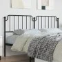 Black metal headboard 180 cm by , Headboards and footboards - Ref: Foro24-373923, Price: 33,09 €, Discount: %