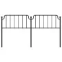 Black metal headboard 180 cm by , Headboards and footboards - Ref: Foro24-373923, Price: 33,09 €, Discount: %