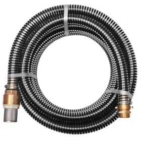 Black 25 mm suction hose with brass connectors, 7 meters. by vidaXL, Garden hoses - Ref: Foro24-142890, Price: 48,55 €, Disco...