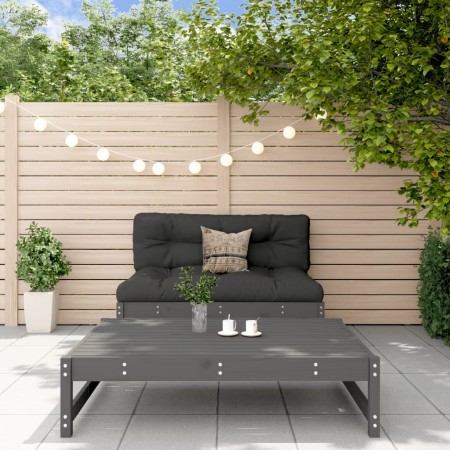 Juego de muebles de jardín 2 piezas madera maciza de pino gris de , Sofás modulares de exterior - Ref: Foro24-825725, Precio:...
