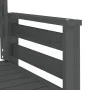Banco de jardín con mesa 2 plazas madera maciza de pino gris de , Bancos de jardín - Ref: Foro24-825158, Precio: 171,95 €, De...