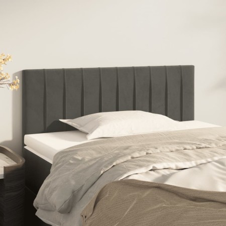 Cabecero de terciopelo gris oscuro 90x5x78/88 cm de , Cabeceros y pies de cama - Ref: Foro24-346223, Precio: 40,31 €, Descuen...