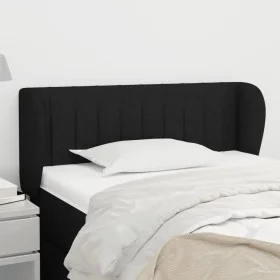 Kopfteil aus schwarzem Stoff, 83 x 23 x 78/88 cm von , Kopf- und Fußteile - Ref: Foro24-3117358, Preis: 44,25 €, Rabatt: %