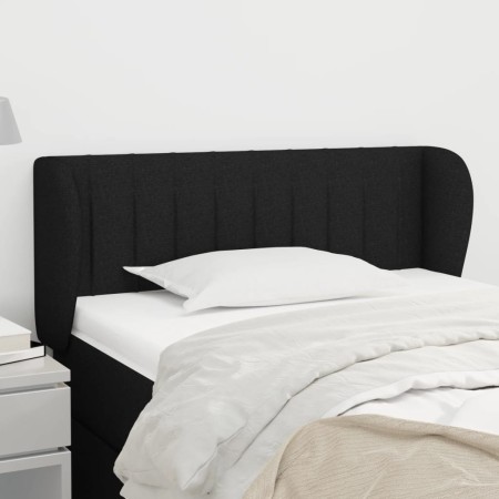 Cabecero de tela negro 83x23x78/88 cm de , Cabeceros y pies de cama - Ref: Foro24-3117358, Precio: 45,94 €, Descuento: %
