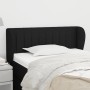 Cabecero de tela negro 83x23x78/88 cm de , Cabeceros y pies de cama - Ref: Foro24-3117358, Precio: 45,94 €, Descuento: %