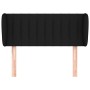 Cabecero de tela negro 83x23x78/88 cm de , Cabeceros y pies de cama - Ref: Foro24-3117358, Precio: 45,94 €, Descuento: %