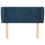 Cabecero de terciopelo azul oscuro 93x23x78/88 cm de , Cabeceros y pies de cama - Ref: Foro24-3117422, Precio: 65,22 €, Descu...
