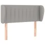 Light gray fabric headboard 93x23x78/88 cm by , Headboards and footboards - Ref: Foro24-3117364, Price: 63,27 €, Discount: %
