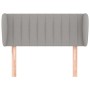 Cabecero de tela gris claro 93x23x78/88 cm de , Cabeceros y pies de cama - Ref: Foro24-3117364, Precio: 63,61 €, Descuento: %