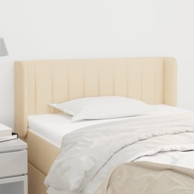 Cabecero de tela color crema 93x16x78/88 cm de , Cabeceros y pies de cama - Ref: Foro24-3118993, Precio: 47,13 €, Descuento: %