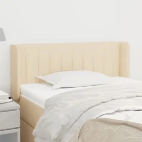 Cream fabric headboard 93x16x78/88 cm by , Headboards and footboards - Ref: Foro24-3118993, Price: 45,94 €, Discount: %