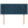 Dunkelblaues Samtkopfteil 93x16x78/88 cm von , Kopf- und Fußteile - Ref: Foro24-3119046, Preis: 57,02 €, Rabatt: %