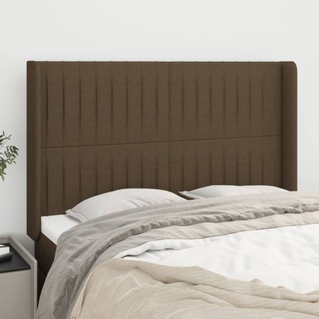 Cabecero con orejas de tela gris claro 147x16x118/128 cm de , Cabeceros y pies de cama - Ref: Foro24-3119819, Precio: 112,29 ...