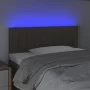 Headboard with LED in taupe gray fabric 90x5x78/88 cm by , Headboards and footboards - Ref: Foro24-3121836, Price: 48,09 €, D...