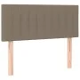 Headboard with LED in taupe gray fabric 90x5x78/88 cm by , Headboards and footboards - Ref: Foro24-3121836, Price: 48,09 €, D...