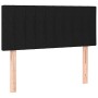 Cama box spring colchón y luces LED tela negro 90x190 cm de , Camas y somieres - Ref: Foro24-3133279, Precio: 299,77 €, Descu...