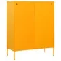 Mustard yellow steel drawer cabinet 80x35x101.5 cm by , Drawers - Ref: Foro24-336200, Price: 179,50 €, Discount: %