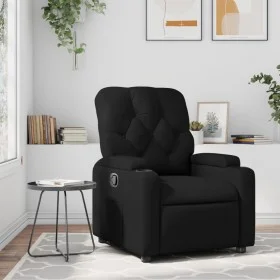 Black Faux Leather Recliner by , Armchairs - Ref: Foro24-372503, Price: 203,93 €, Discount: %
