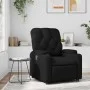 Sillón reclinable de cuero sintético negro de , Sillones - Ref: Foro24-372503, Precio: 203,93 €, Descuento: %