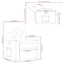 Schwarzer Liegesessel aus Kunstleder von , Sessel - Ref: Foro24-372503, Preis: 203,93 €, Rabatt: %