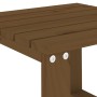 Tumbonas con mesa 2 uds madera maciza de pino marrón miel de , Tumbonas - Ref: Foro24-3157682, Precio: 242,71 €, Descuento: %